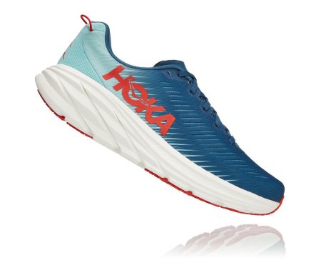 Hoka One One Rincon 3 Moški Road Tekaški Čevlji Turkizna / Modra SI-168934U